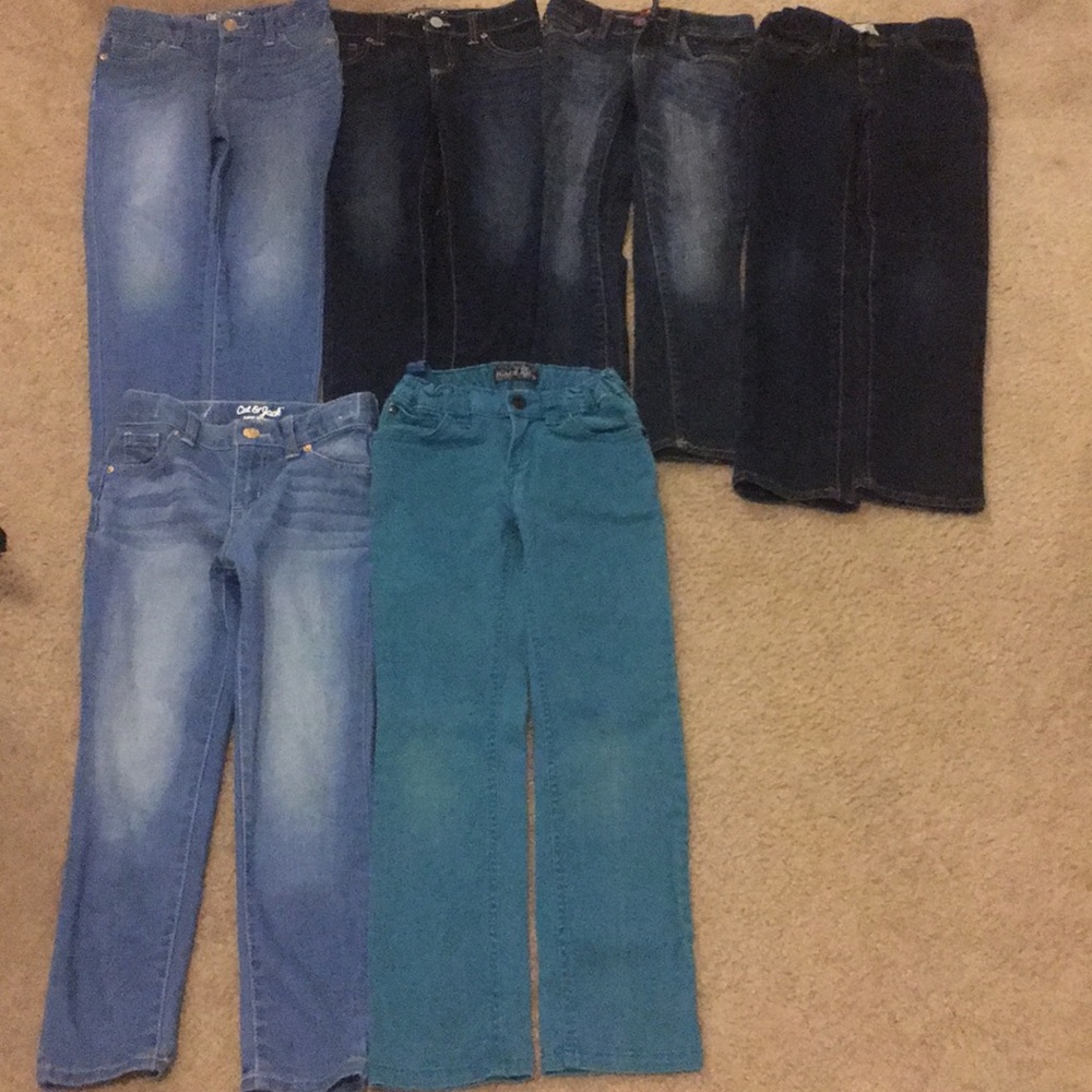Kids jean lot !! Some worn once!! Skinny jeans
